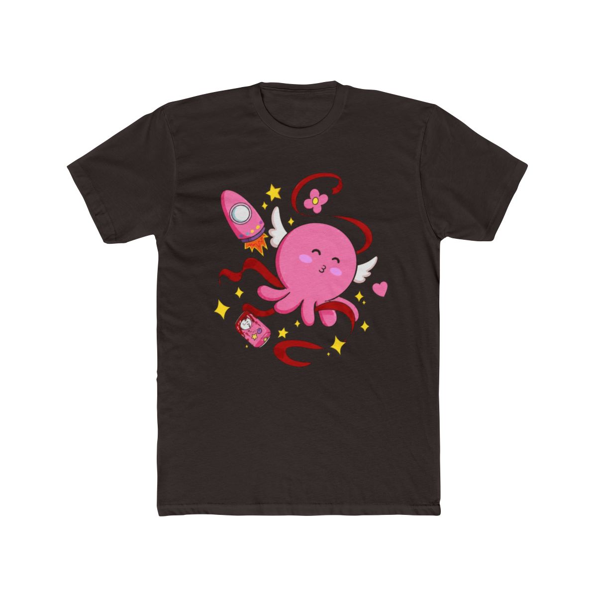 Takopi's Original Sin Anime Takopi T Shirt for Men Round Collar Cotton T Shirts Short Sleeve Tee Shirt with Cute Octopus Design - TikTok Shop - alternate angle 2, merchandise
