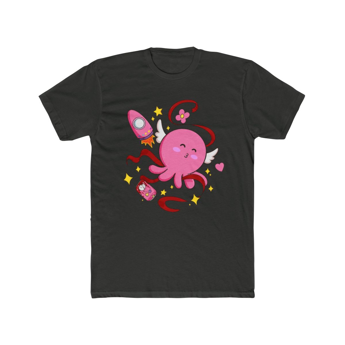 Takopi's Original Sin Anime Takopi T Shirt for Men Round Collar Cotton T Shirts Short Sleeve Tee Shirt with Cute Octopus Design - TikTok Shop - alternate angle 5, merchandise