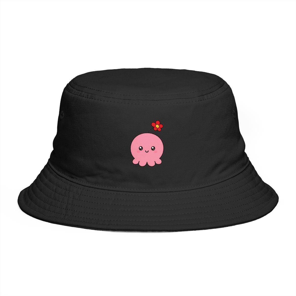 Takopi With Happy Flower Bucket Hat | Takopi's Original Sin - Official hats merchandise